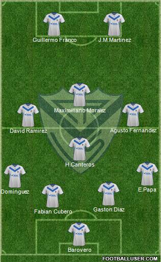 Vélez Sarsfield Formation 2011