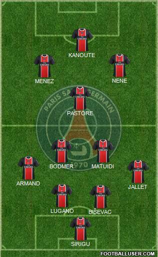 Paris Saint-Germain Formation 2011