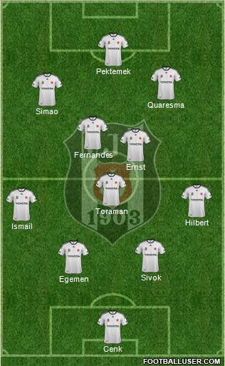 Besiktas JK Formation 2011