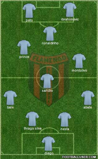Flamengo EC de Arcoverde Formation 2011