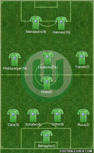 VfL Wolfsburg Formation 2011