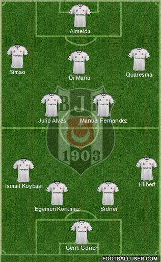 Besiktas JK Formation 2011