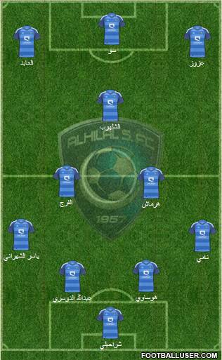 Al-Hilal (KSA) Formation 2011