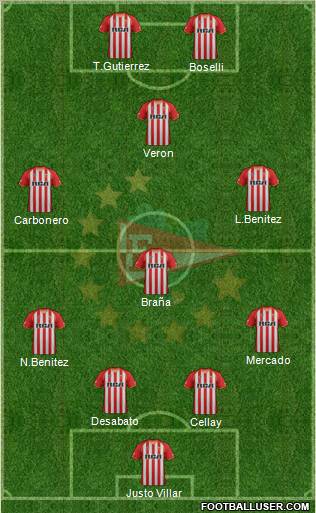 Estudiantes de La Plata Formation 2011