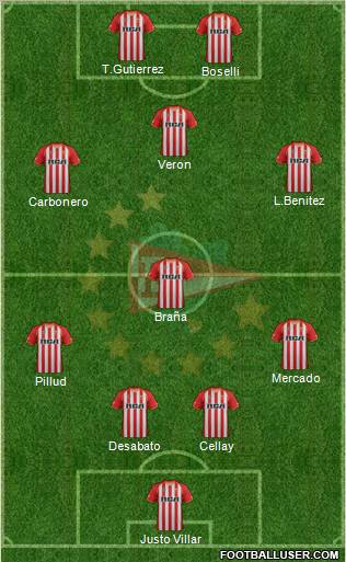 Estudiantes de La Plata Formation 2011