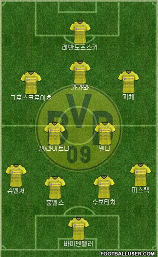 Borussia Dortmund Formation 2011