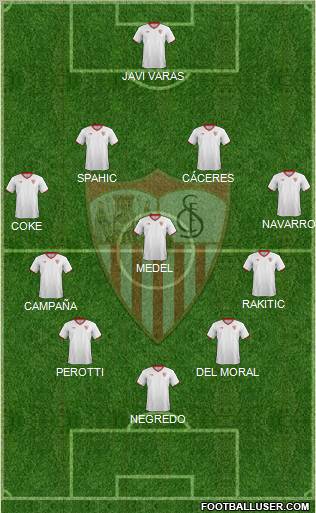 Sevilla F.C., S.A.D. Formation 2011
