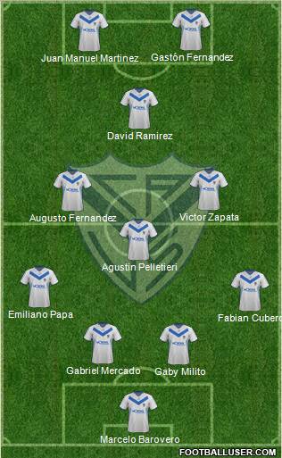 Vélez Sarsfield Formation 2011