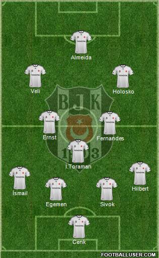 Besiktas JK Formation 2011