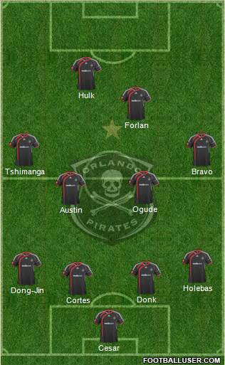 Orlando Pirates Formation 2011