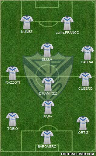 Vélez Sarsfield Formation 2011