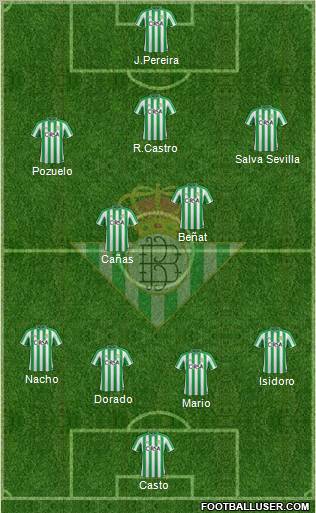 Real Betis B., S.A.D. Formation 2011