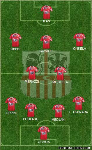 Athletic Club Ajaccien Football Formation 2011