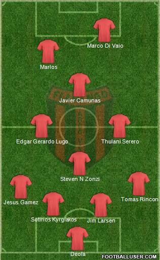 Flamengo EC de Arcoverde Formation 2011