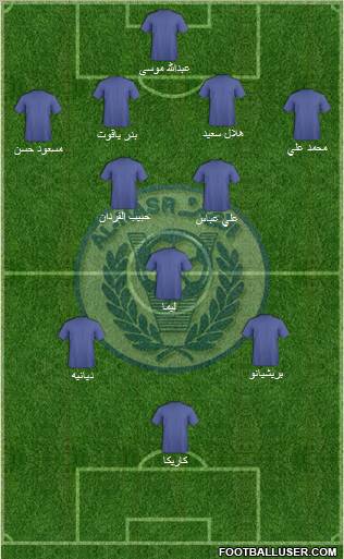 Al-Nassr (UAE) Formation 2011