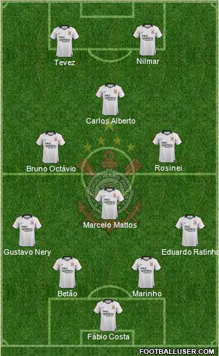 SC Corinthians Paulista Formation 2011
