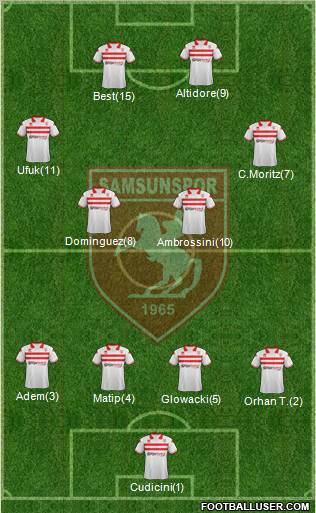 Samsunspor Formation 2011