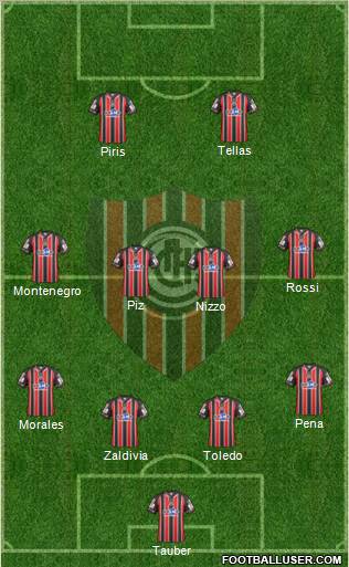 Chacarita Juniors Formation 2011