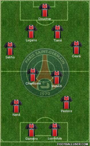 Paris Saint-Germain Formation 2011