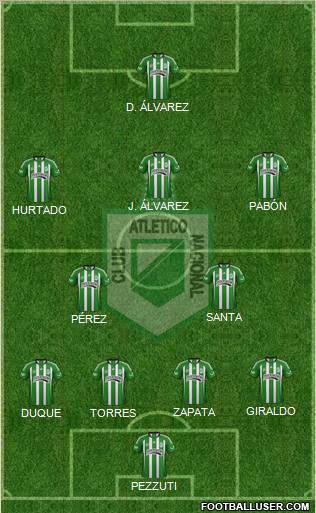 CDC Atlético Nacional Formation 2011