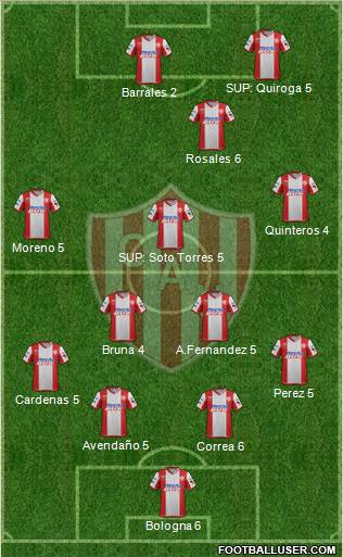 Unión de Santa Fe Formation 2011