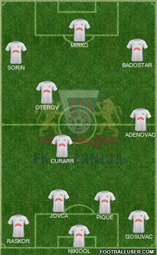 FK Bezanija Novi Beograd Formation 2011