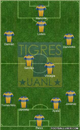 Club Universitario de Nuevo León Formation 2011