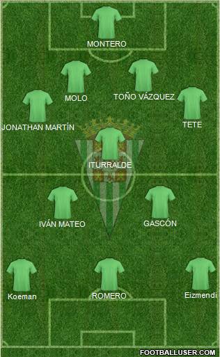Córdoba C.F., S.A.D. Formation 2011