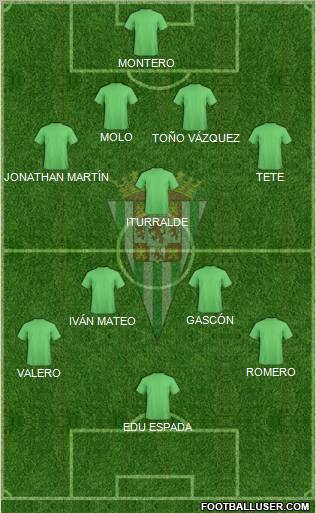 Córdoba C.F., S.A.D. Formation 2011