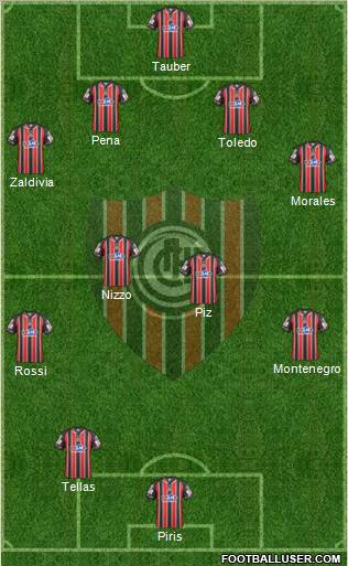 Chacarita Juniors Formation 2011
