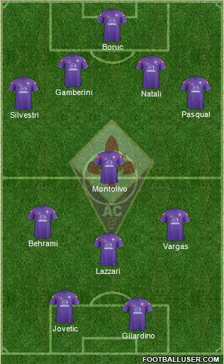 Fiorentina Formation 2011