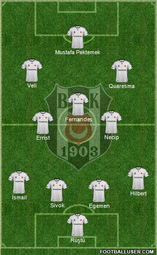 Besiktas JK Formation 2011
