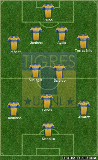 Club Universitario de Nuevo León Formation 2011