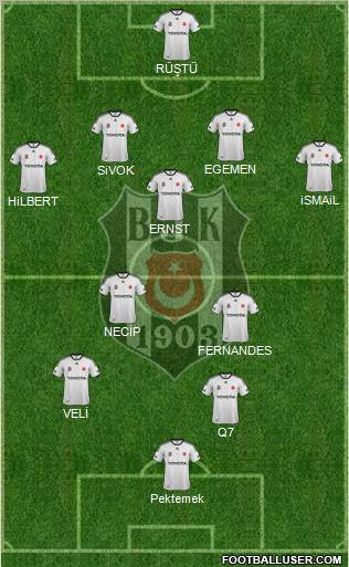 Besiktas JK Formation 2011