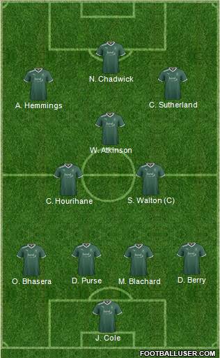 Plymouth Argyle Formation 2011