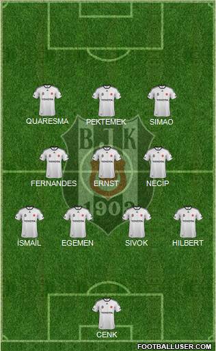 Besiktas JK Formation 2011