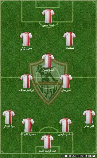 Zamalek Sporting Club Formation 2011