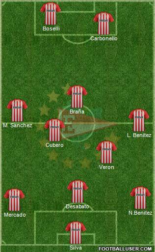 Estudiantes de La Plata Formation 2011