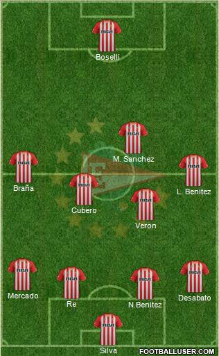 Estudiantes de La Plata Formation 2011