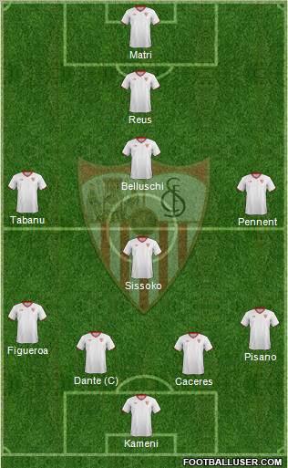 Sevilla F.C., S.A.D. Formation 2011