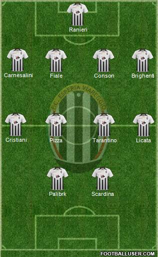 Esperia Viareggio Formation 2011