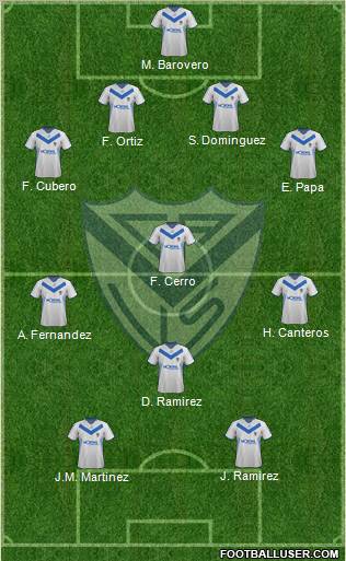Vélez Sarsfield Formation 2011