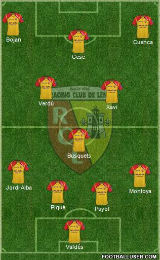 Racing Club de Lens Formation 2011