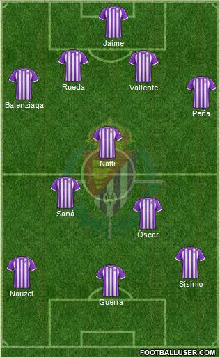 R. Valladolid C.F., S.A.D. Formation 2011