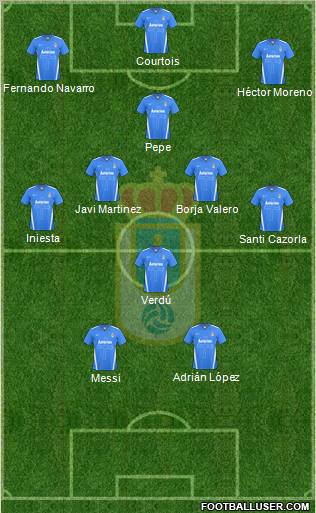 Real Oviedo S.A.D. Formation 2011