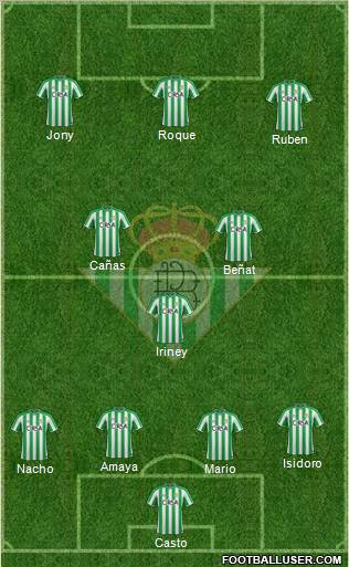 Real Betis B., S.A.D. Formation 2011