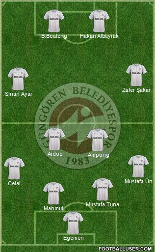 Güngören Belediyespor Formation 2011