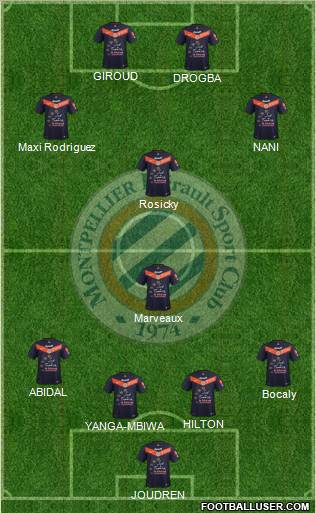 Montpellier Hérault Sport Club Formation 2011
