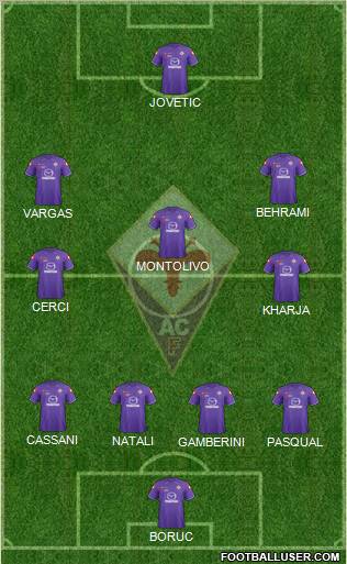 Fiorentina Formation 2011