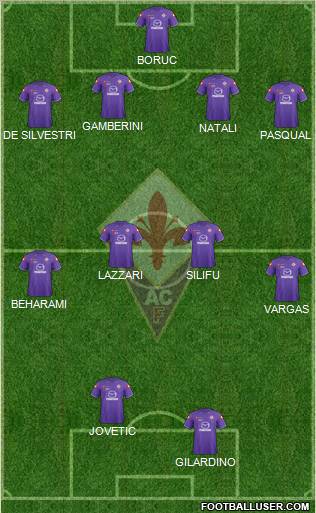 Fiorentina Formation 2011